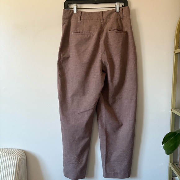 Aritzia Wilfred Red, White & Brown Trousers – Size 10 - Picture 5 of 10